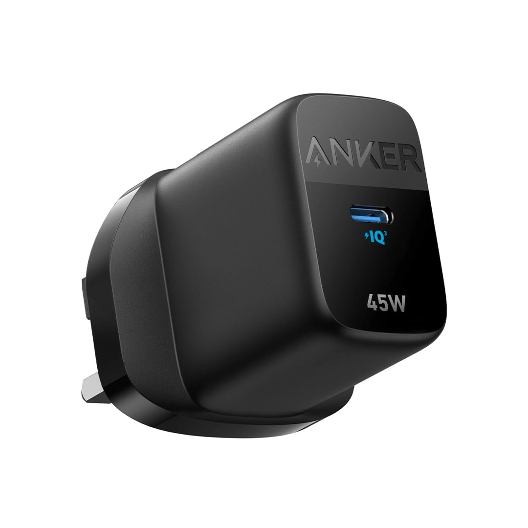 Anker 313 Charger 45w Ace USB C Super Fast Adapter - Black in Qatar Anker 313 Charger 45w Ace USB C Super Fast Adapter - Black in Qatar